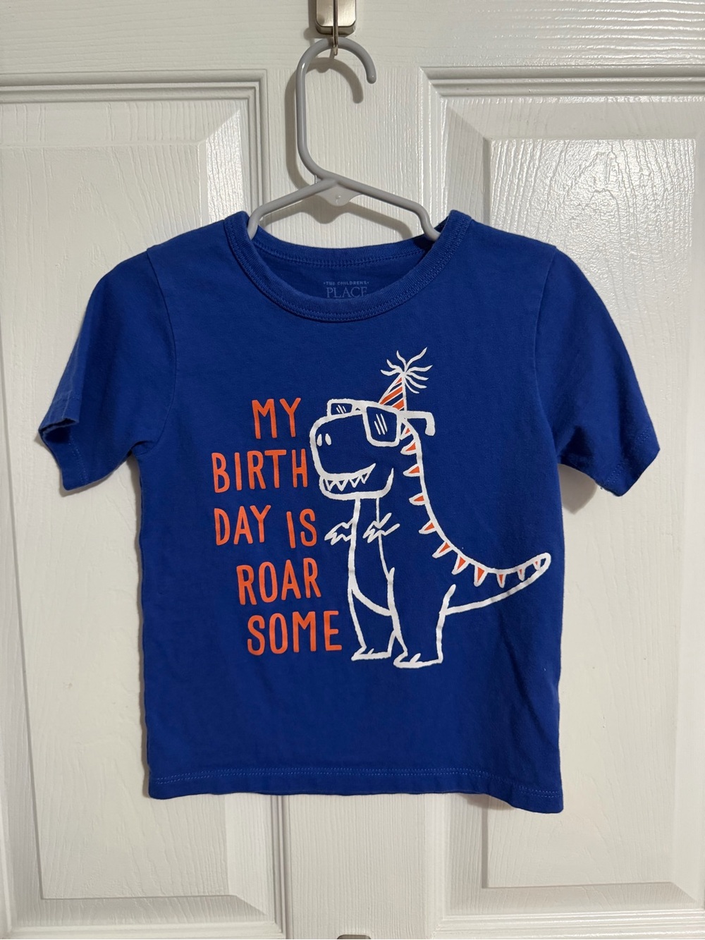 Blue Dino Birthday Tee for Kids - The Children's Place 3T